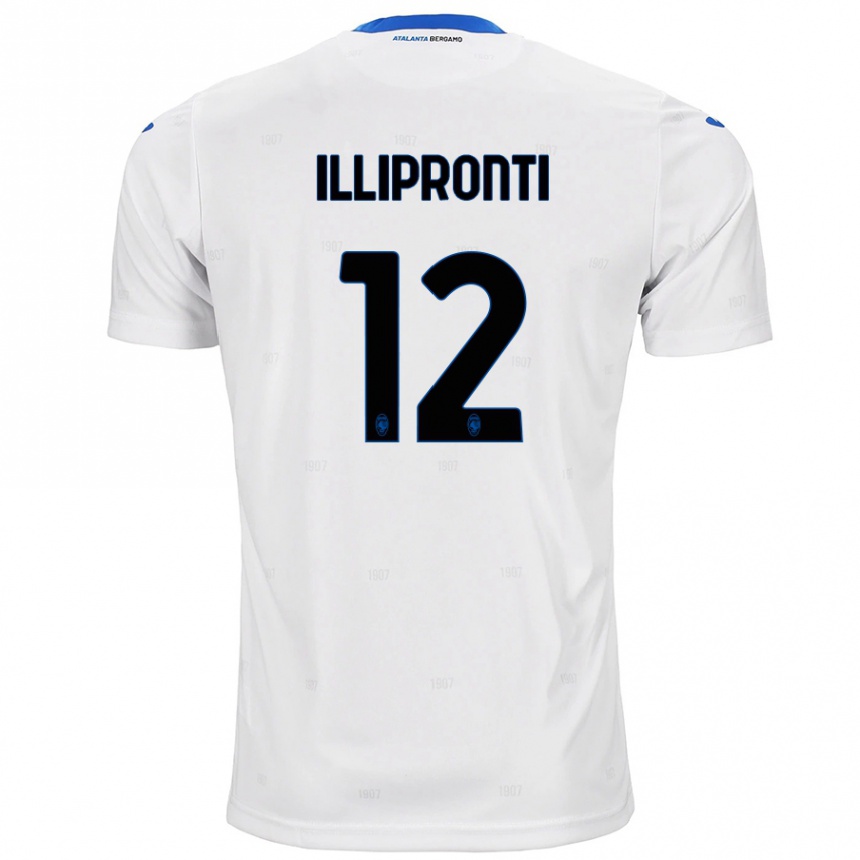 Hombre Fútbol Camiseta Filippo Illipronti #12 Blanco 2ª Equipación 2024/25 Argentina