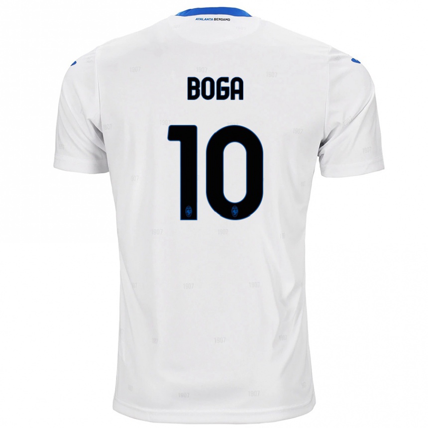 Hombre Fútbol Camiseta Jeremie Boga #10 Blanco 2ª Equipación 2024/25 Argentina