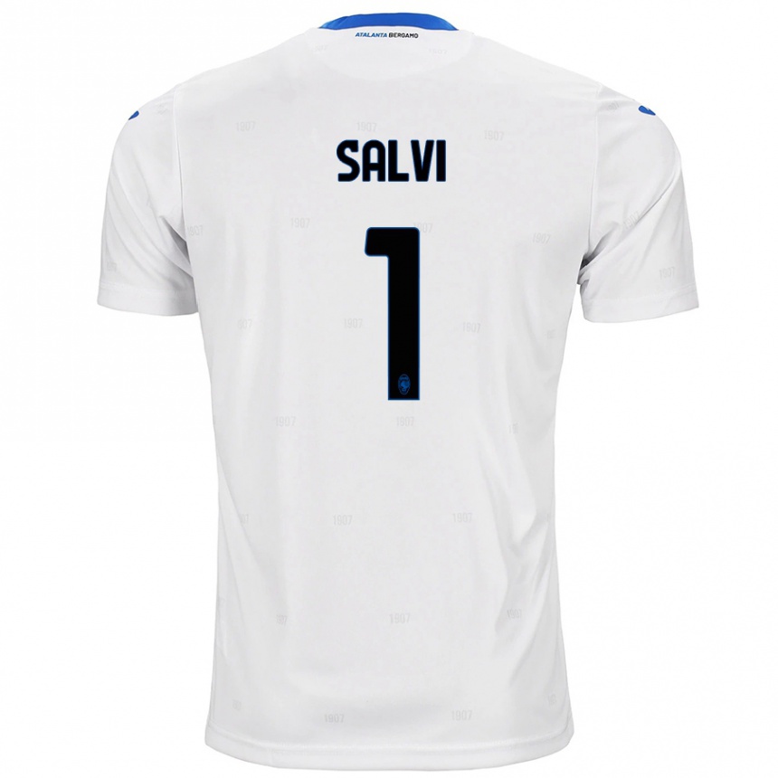 Hombre Fútbol Camiseta Margherita Salvi #1 Blanco 2ª Equipación 2024/25 Argentina