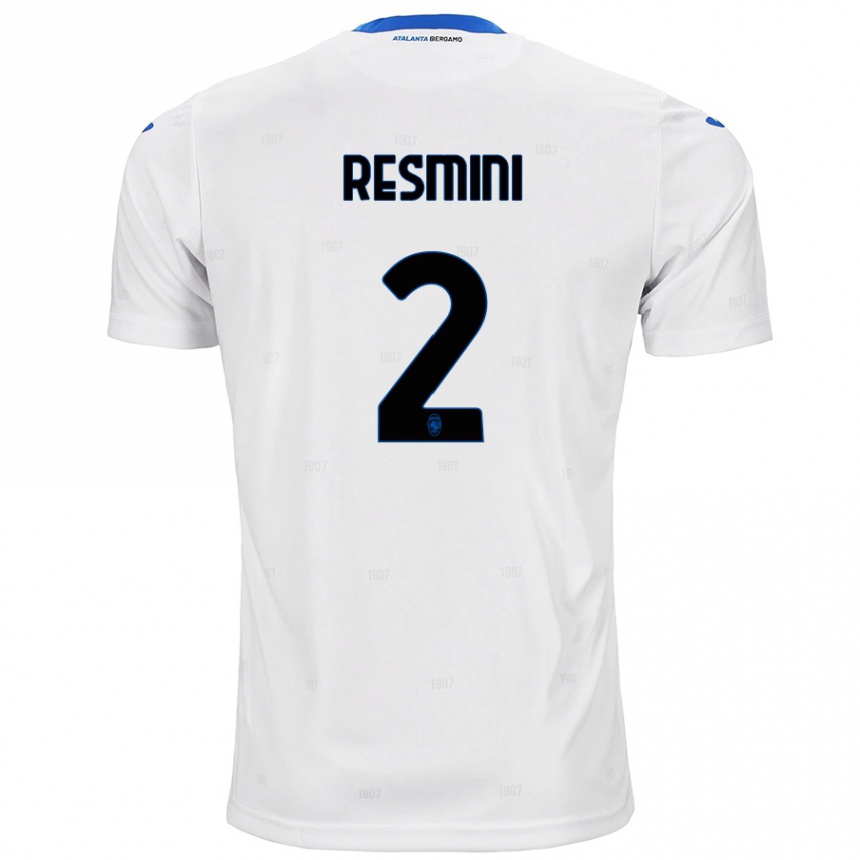 Hombre Fútbol Camiseta Martina Resmini #2 Blanco 2ª Equipación 2024/25 Argentina