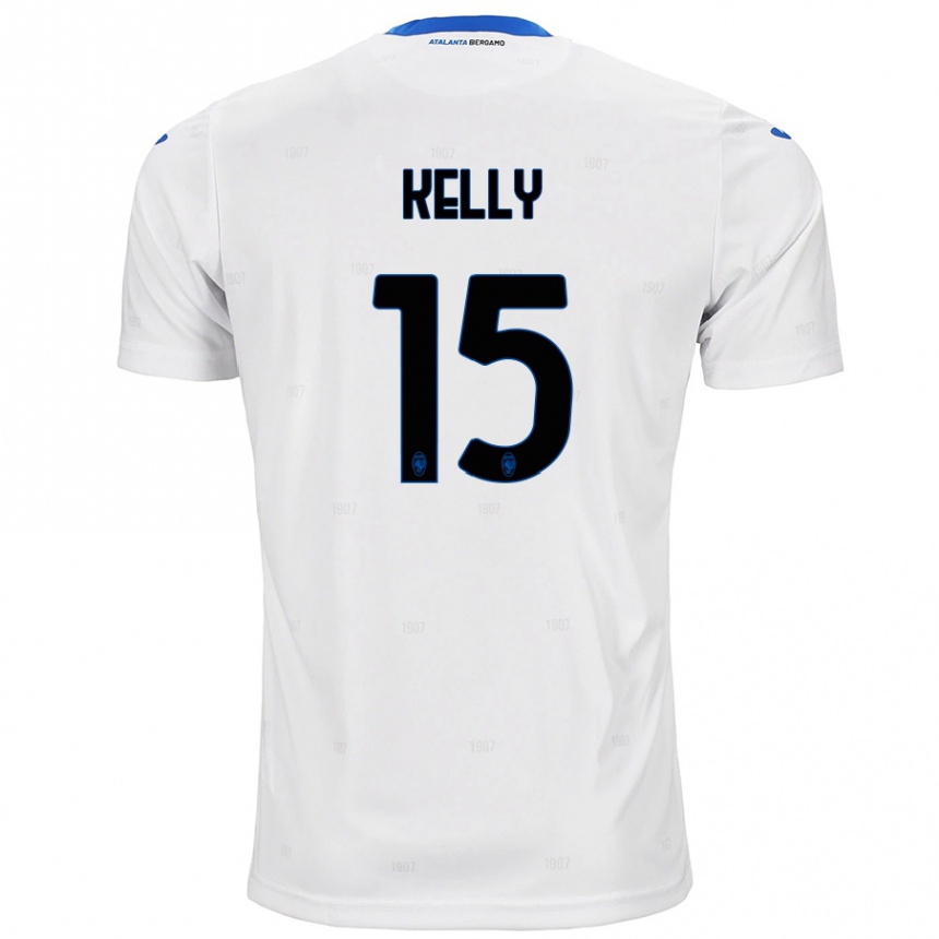 Hombre Fútbol Camiseta Maegan Kelly #15 Blanco 2ª Equipación 2024/25 Argentina