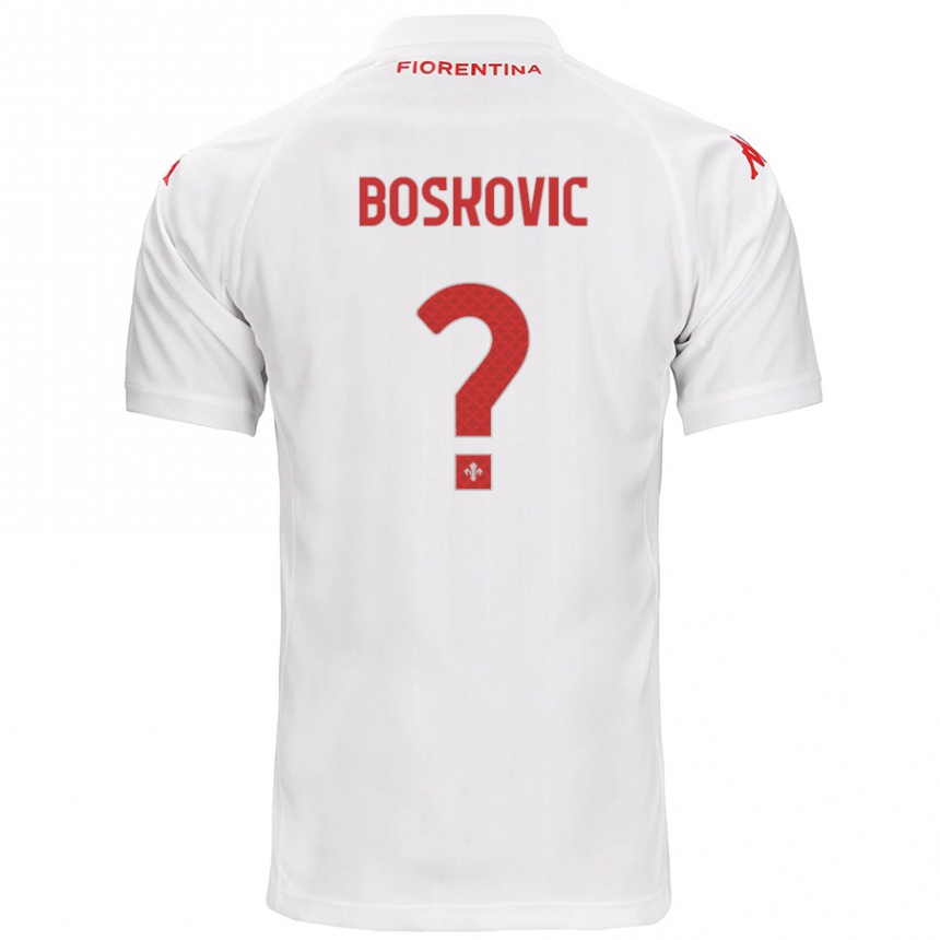 Hombre Fútbol Camiseta Matko Boskovic #0 Blanco 2ª Equipación 2024/25 Argentina