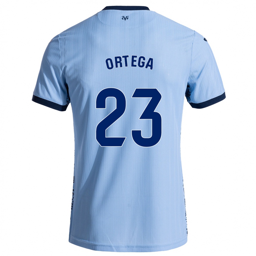 Hombre Fútbol Camiseta Jordi Ortega #23 Azul Cielo 2ª Equipación 2024/25 Argentina