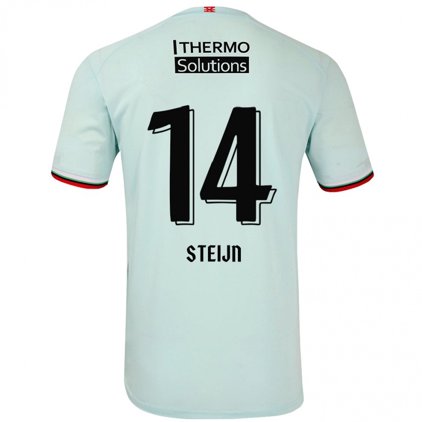 Hombre Fútbol Camiseta Sem Steijn #14 Verde Claro 2ª Equipación 2024/25 Argentina