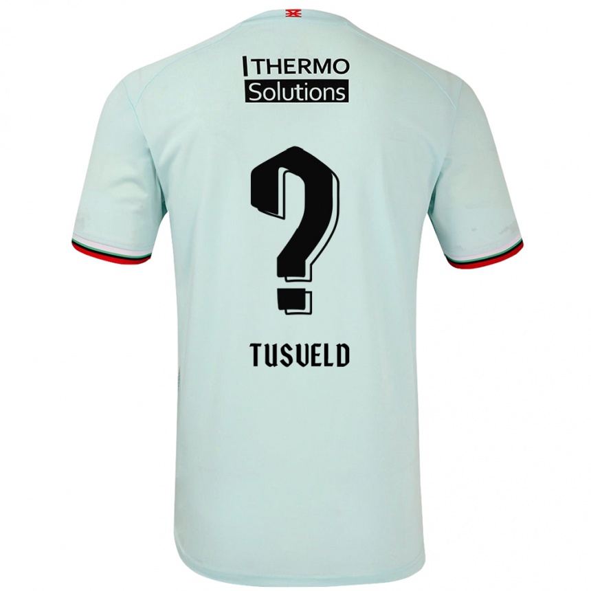 Hombre Fútbol Camiseta Tijn Tusveld #0 Verde Claro 2ª Equipación 2024/25 Argentina