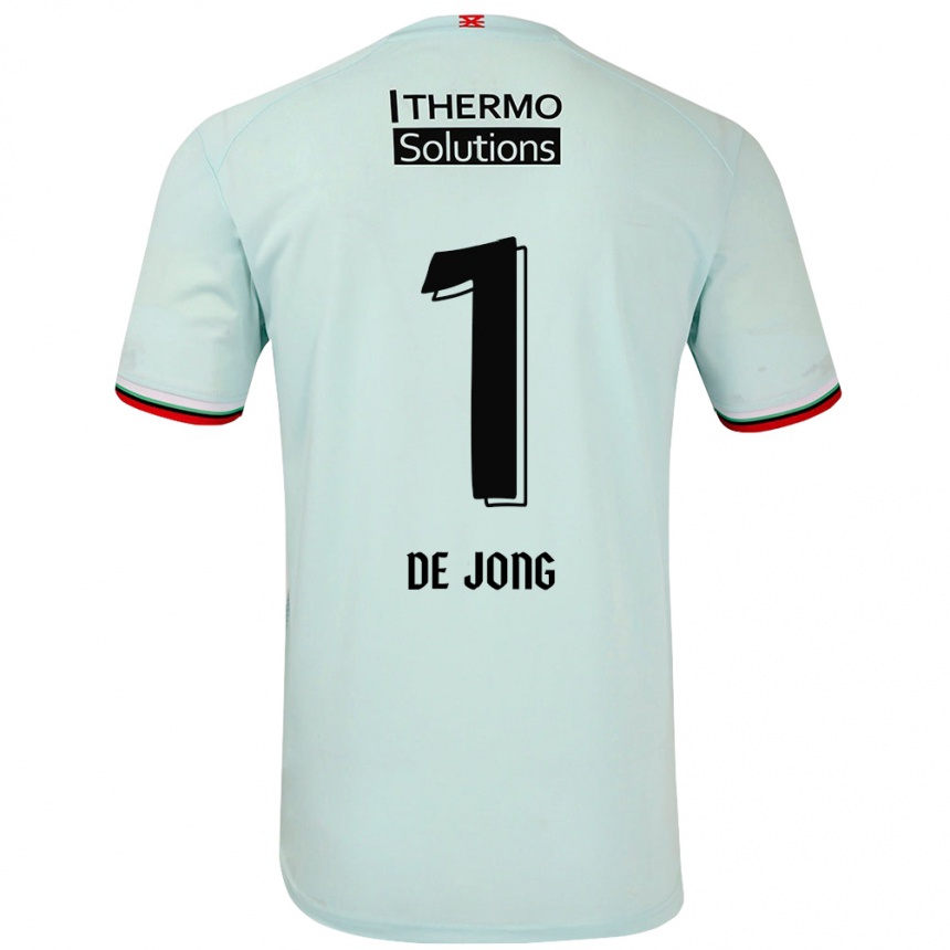 Hombre Fútbol Camiseta Daniëlle De Jong #1 Verde Claro 2ª Equipación 2024/25 Argentina