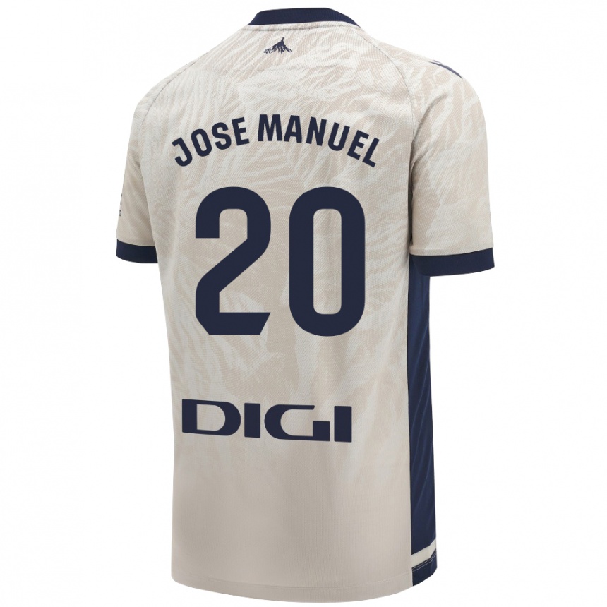 Hombre Fútbol Camiseta José Manuel Arnáiz #20 Gris Claro 2ª Equipación 2024/25 Argentina