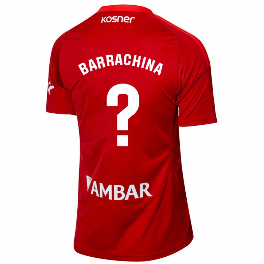 Hombre Fútbol Camiseta Hugo Barrachina #0 Blanco Azul 2ª Equipación 2024/25 Argentina