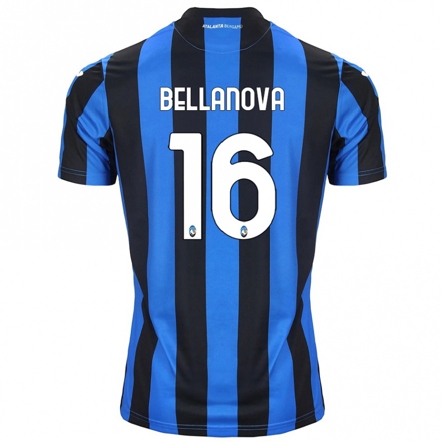 Mujer Fútbol Camiseta Raoul Bellanova #16 Azul Negro 1ª Equipación 2024/25 Argentina