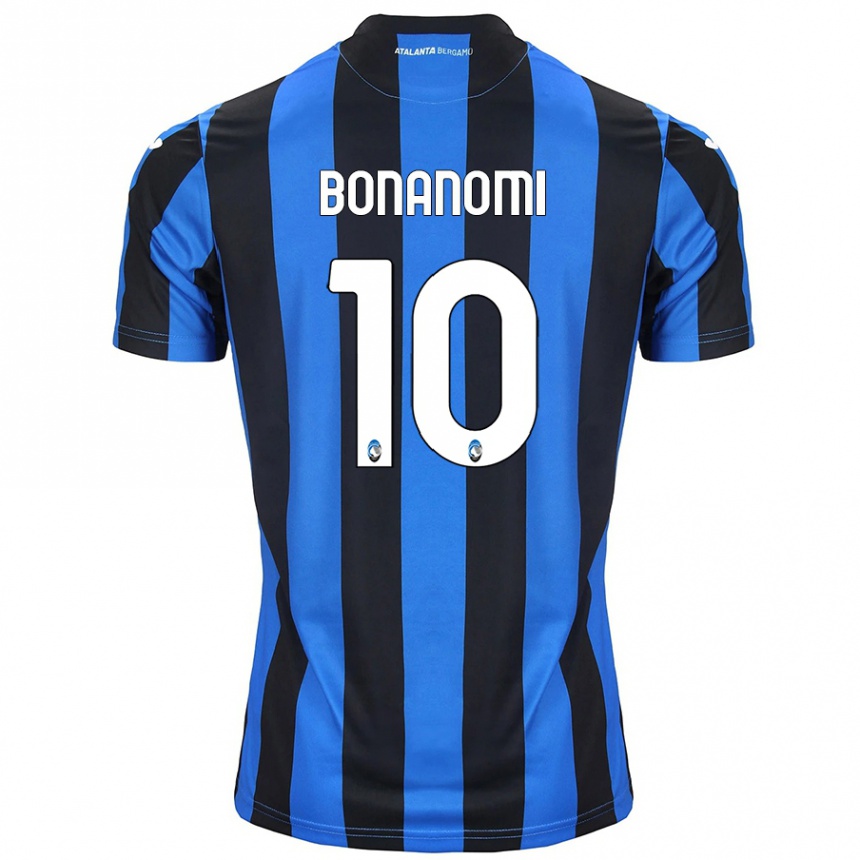 Mujer Fútbol Camiseta Andrea Bonanomi #10 Azul Negro 1ª Equipación 2024/25 Argentina