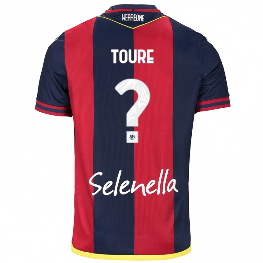 Mujer Fútbol Camiseta Mohamed Toure #0 Rojo Azul Real 1ª Equipación 2024/25 Argentina