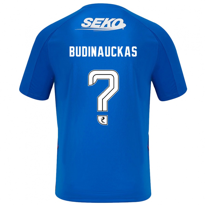 Mujer Fútbol Camiseta Lewis Budinauckas #0 Azul Oscuro 1ª Equipación 2024/25 Argentina