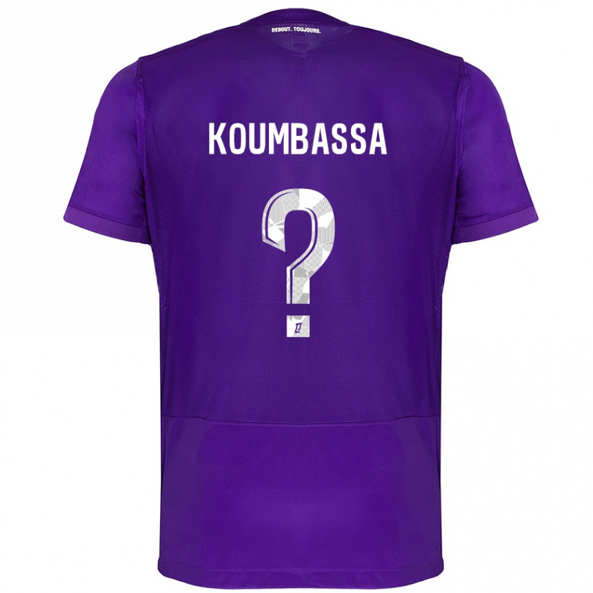 Mujer Fútbol Camiseta Seny Koumbassa #0 Morado Blanco 1ª Equipación 2024/25 Argentina