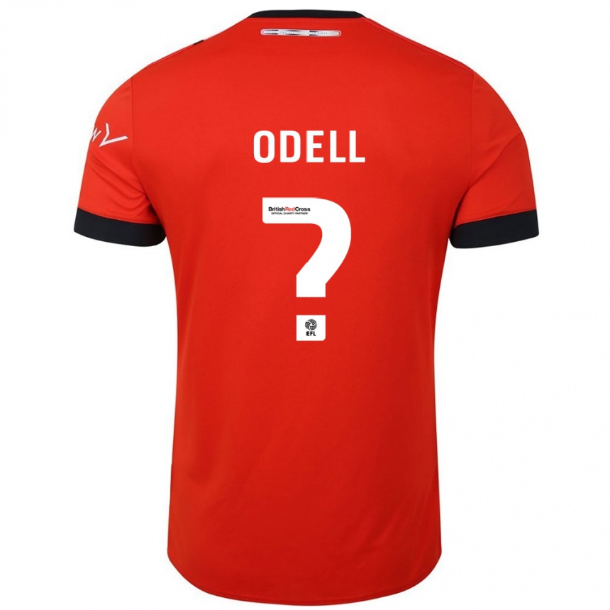 Mujer Fútbol Camiseta Josh Odell #0 Naranja Negro 1ª Equipación 2024/25 Argentina