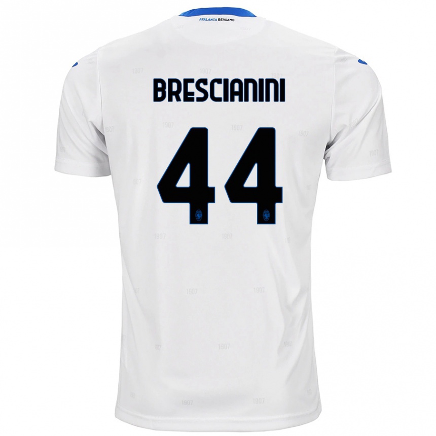 Mujer Fútbol Camiseta Marco Brescianini #44 Blanco 2ª Equipación 2024/25 Argentina