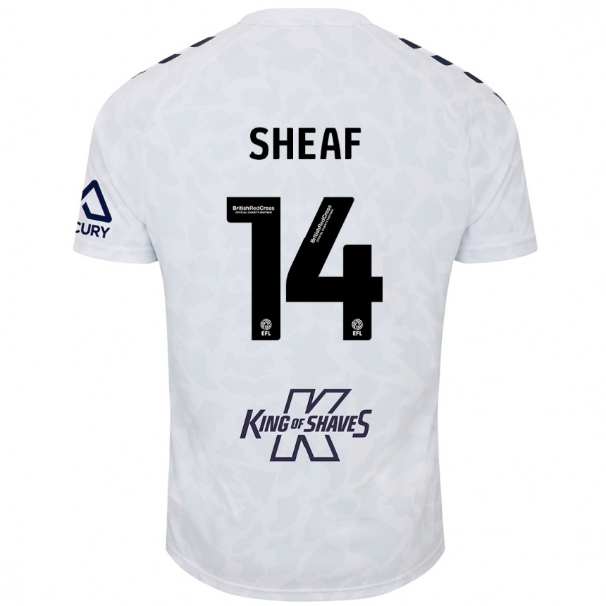 Mujer Fútbol Camiseta Ben Sheaf #14 Blanco 2ª Equipación 2024/25 Argentina