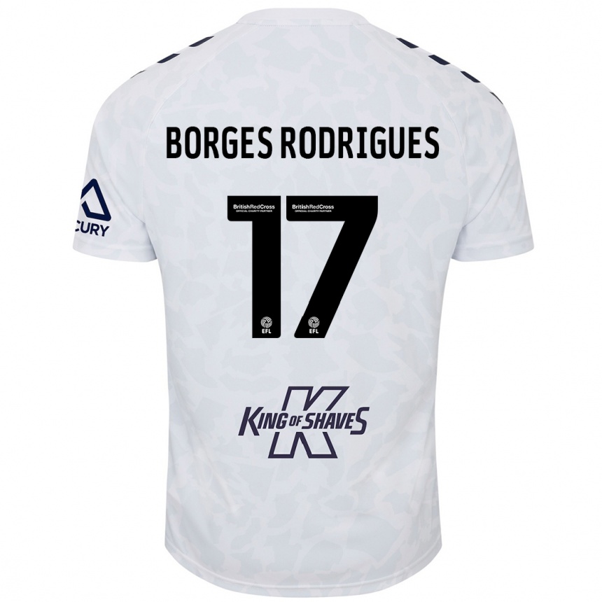 Mujer Fútbol Camiseta Raphael Borges Rodrigues #17 Blanco 2ª Equipación 2024/25 Argentina