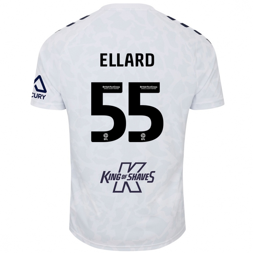 Mujer Fútbol Camiseta Aston Ellard #55 Blanco 2ª Equipación 2024/25 Argentina