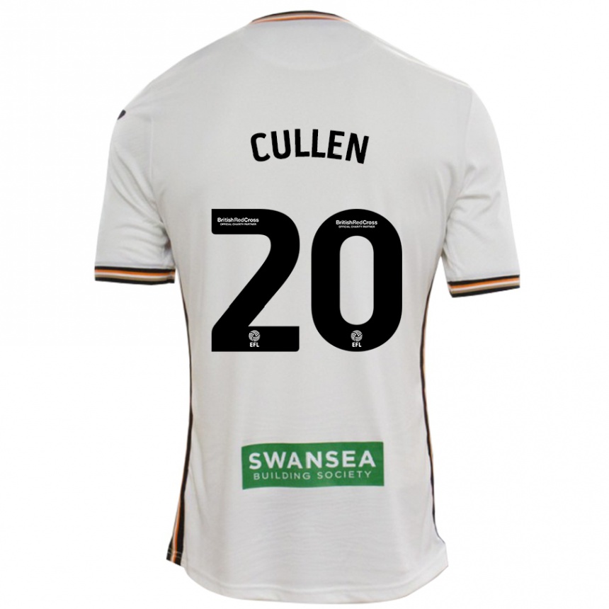 Niño Fútbol Camiseta Liam Cullen #20 Blanco 1ª Equipación 2024/25 Argentina