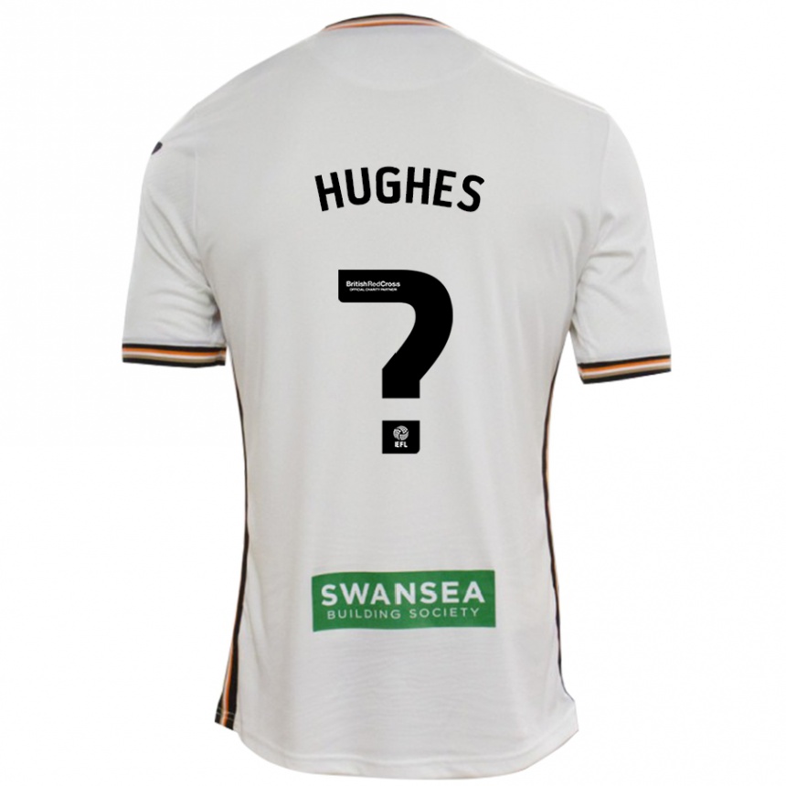 Niño Fútbol Camiseta Ben Hughes #0 Blanco 1ª Equipación 2024/25 Argentina