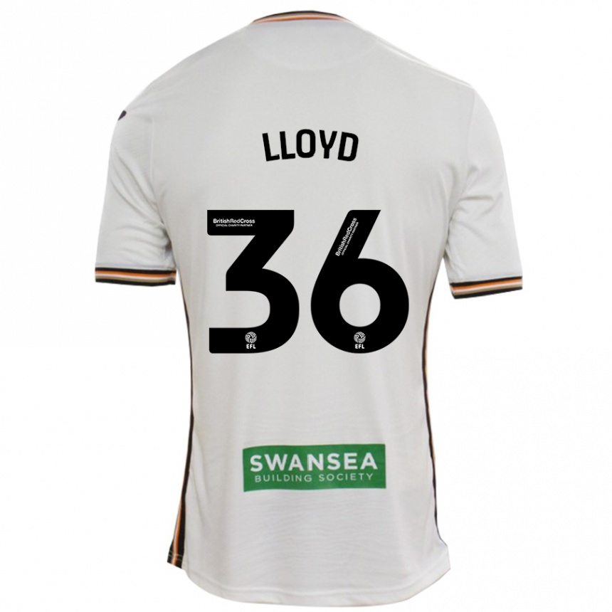 Niño Fútbol Camiseta Ben Lloyd #36 Blanco 1ª Equipación 2024/25 Argentina