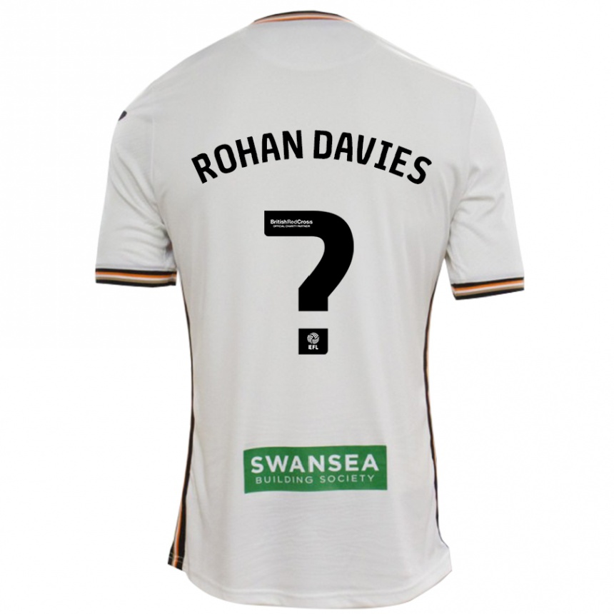 Niño Fútbol Camiseta Rohan Davies #0 Blanco 1ª Equipación 2024/25 Argentina