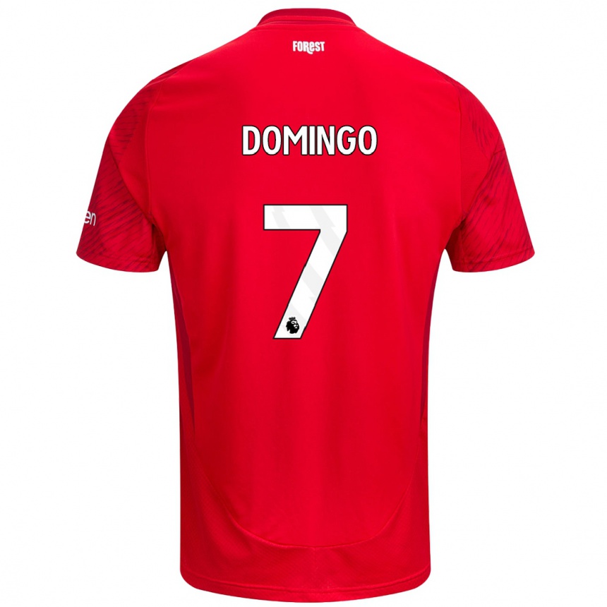 Niño Fútbol Camiseta Sophie Domingo #7 Rojo Blanco 1ª Equipación 2024/25 Argentina