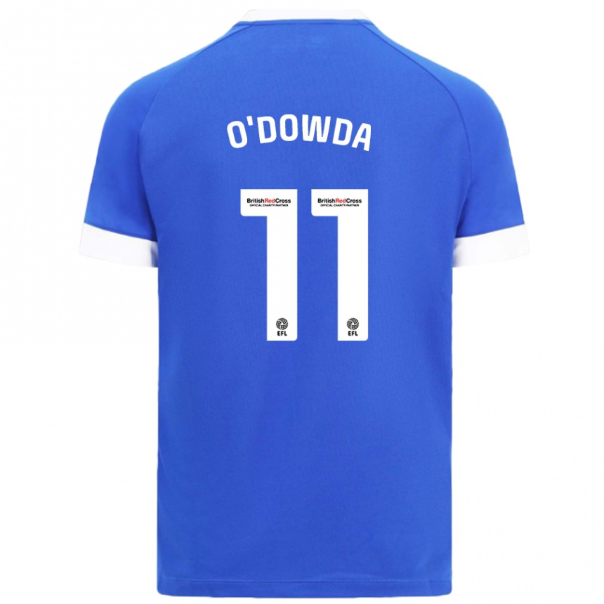 Niño Fútbol Camiseta Callum O'dowda #11 Azul Cielo 1ª Equipación 2024/25 Argentina