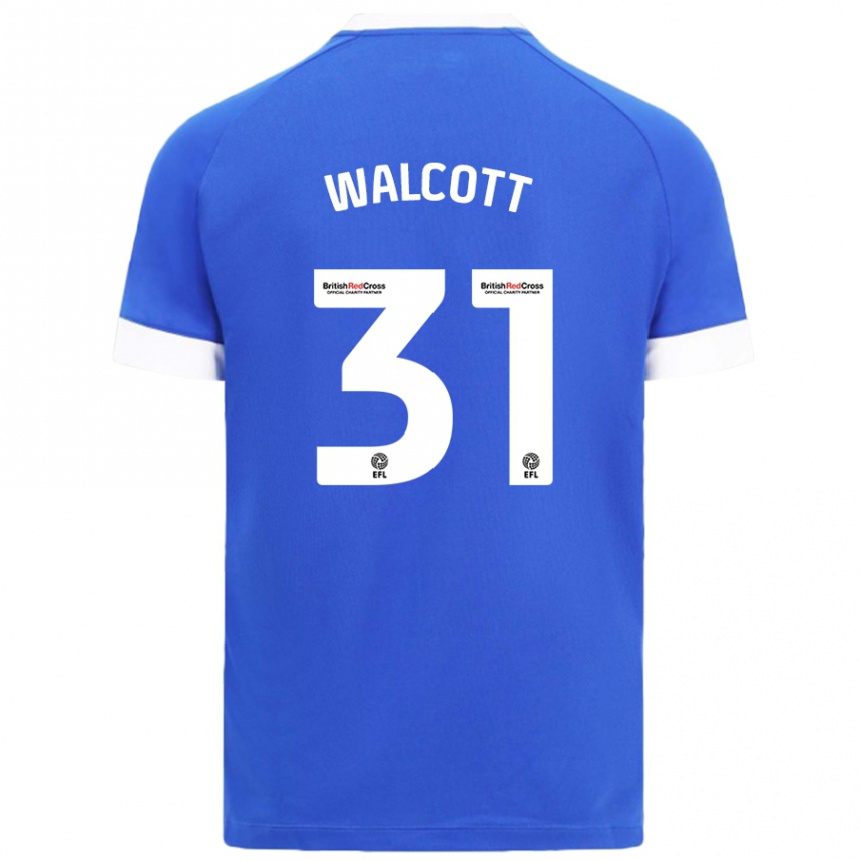 Niño Fútbol Camiseta Malachi Fagan Walcott #31 Azul Cielo 1ª Equipación 2024/25 Argentina