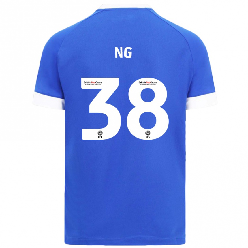 Niño Fútbol Camiseta Perry Ng #38 Azul Cielo 1ª Equipación 2024/25 Argentina