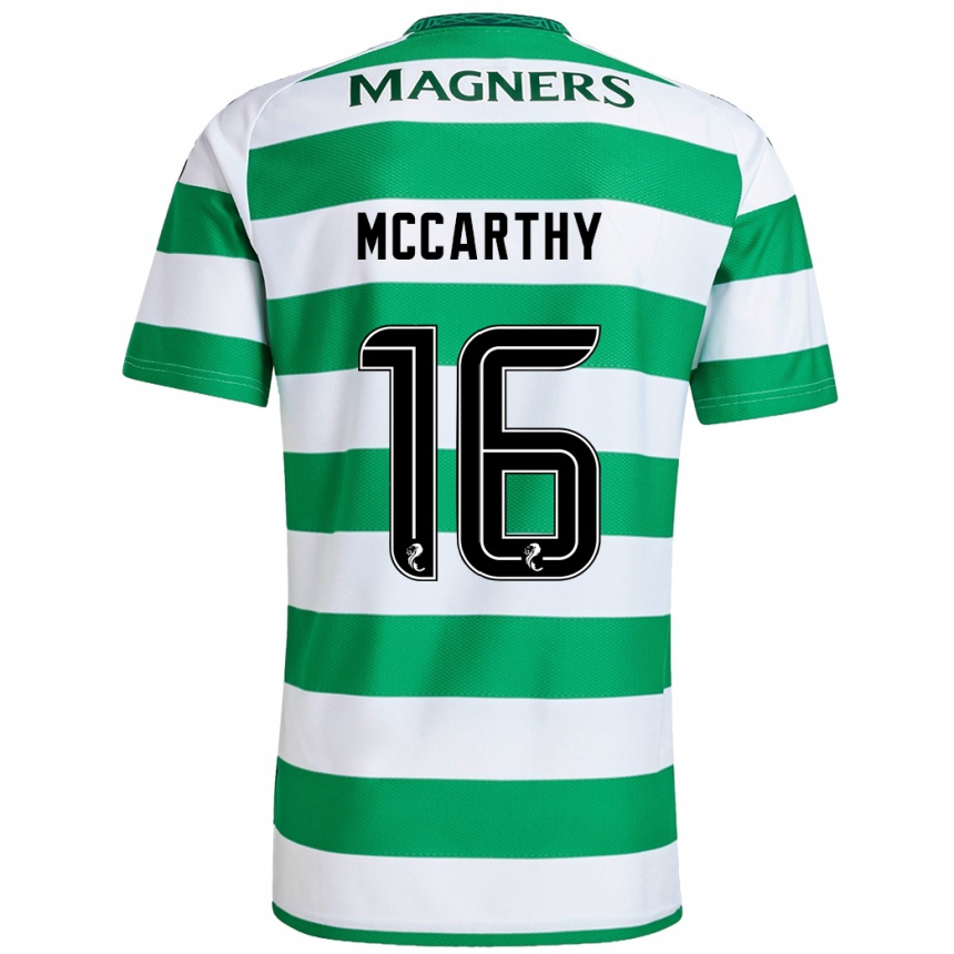 Niño Fútbol Camiseta James Mccarthy #16 Verde Blanco 1ª Equipación 2024/25 Argentina