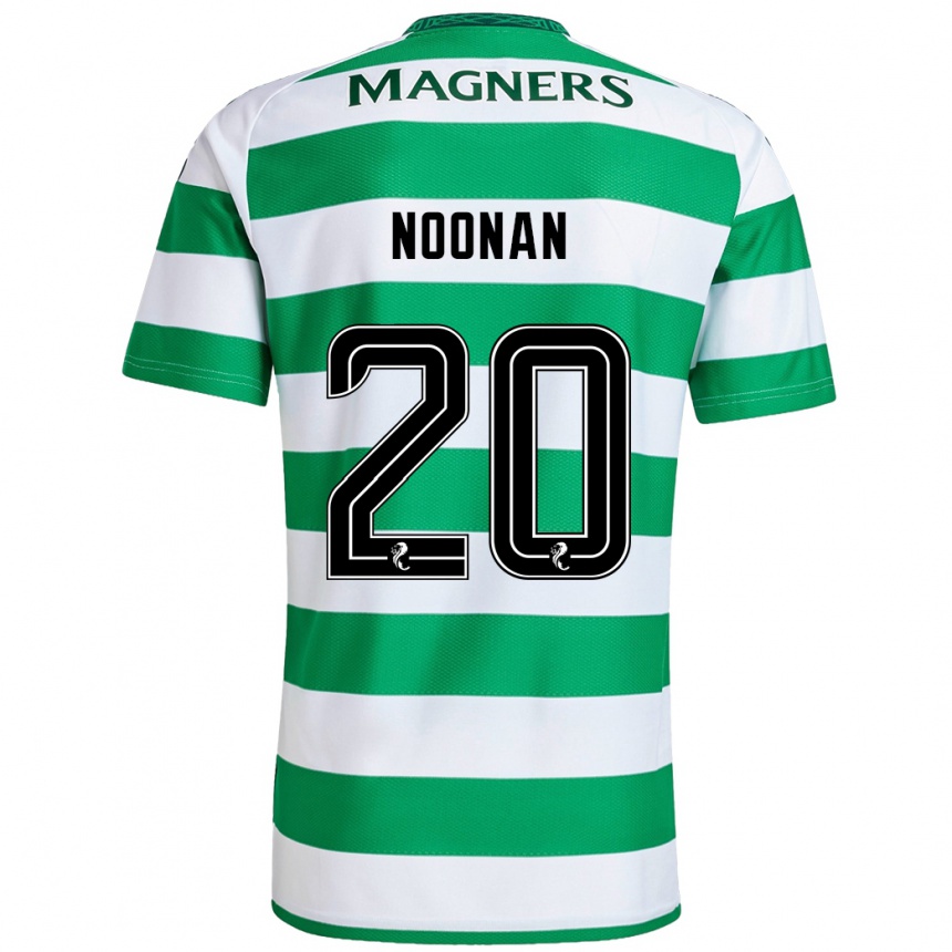 Niño Fútbol Camiseta Saoirse Noonan #20 Verde Blanco 1ª Equipación 2024/25 Argentina