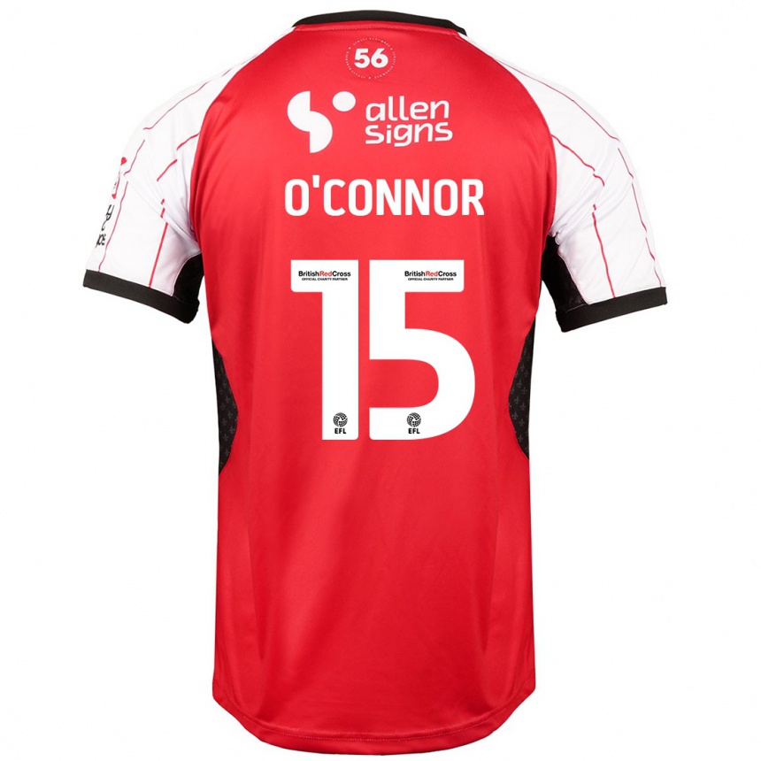 Niño Fútbol Camiseta Paudie O'connor #15 Blanco 1ª Equipación 2024/25 Argentina