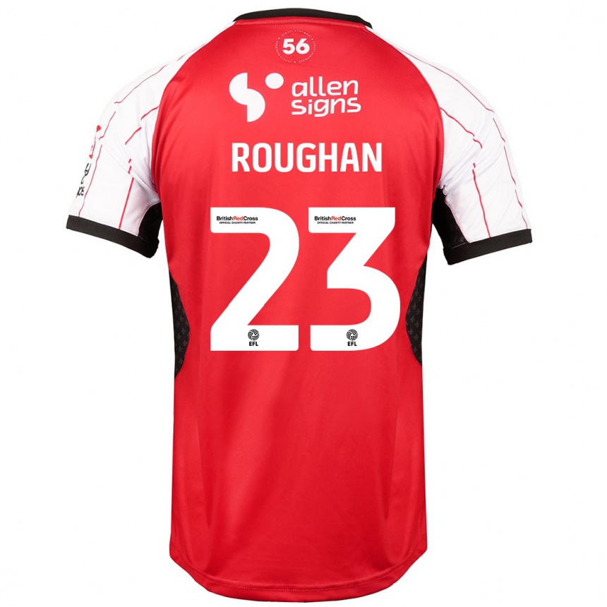 Niño Fútbol Camiseta Sean Roughan #23 Blanco 1ª Equipación 2024/25 Argentina