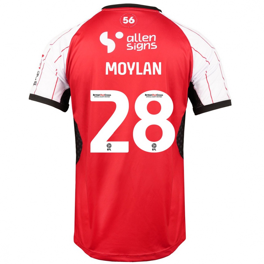 Niño Fútbol Camiseta Jack Moylan #28 Blanco 1ª Equipación 2024/25 Argentina