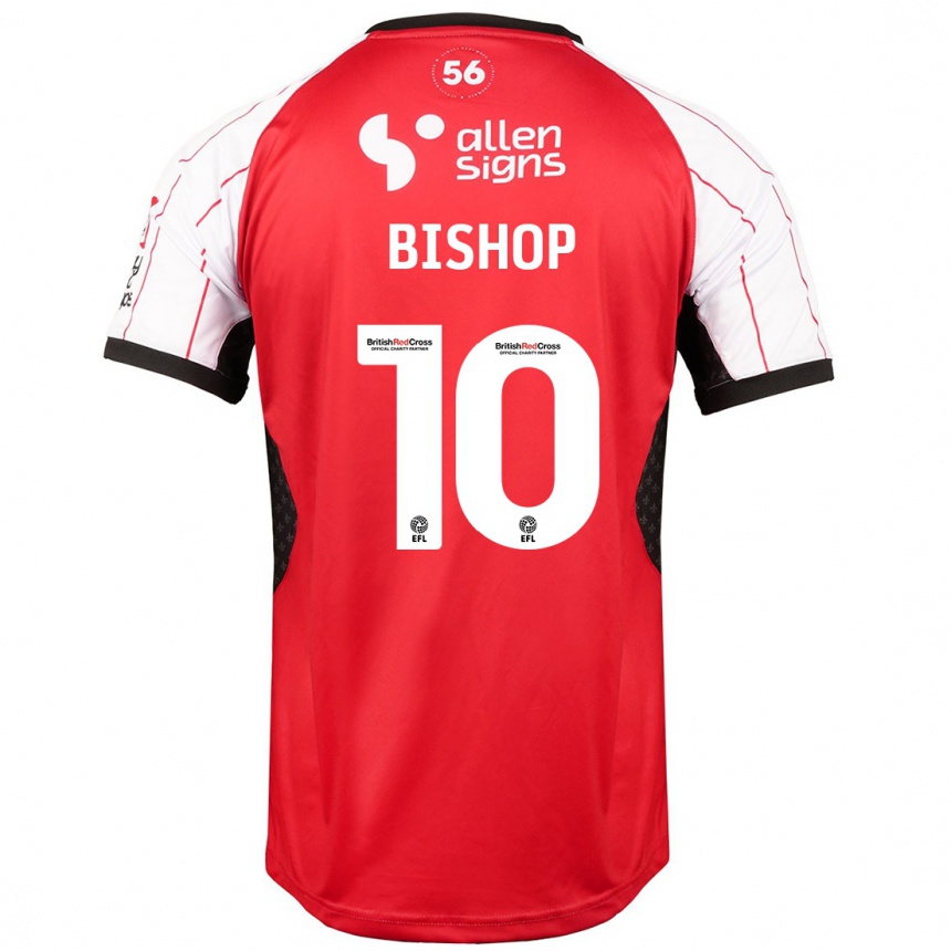 Niño Fútbol Camiseta Teddy Bishop #10 Blanco 1ª Equipación 2024/25 Argentina