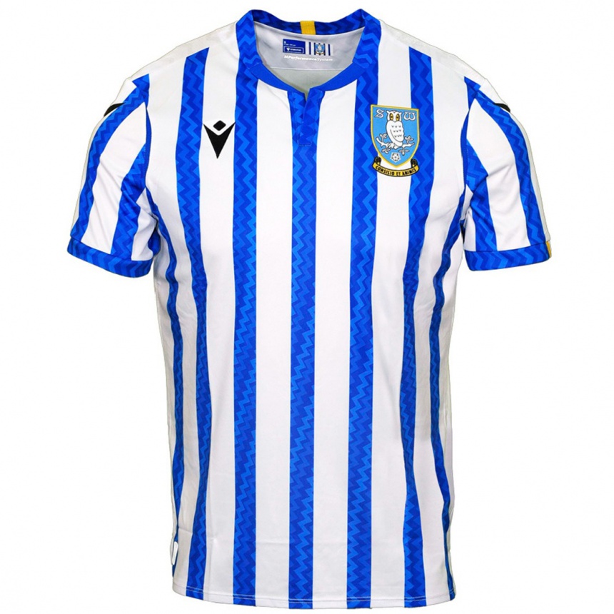 Niño Fútbol Camiseta Max Lowe #3 Azul Blanco 1ª Equipación 2024/25 Argentina