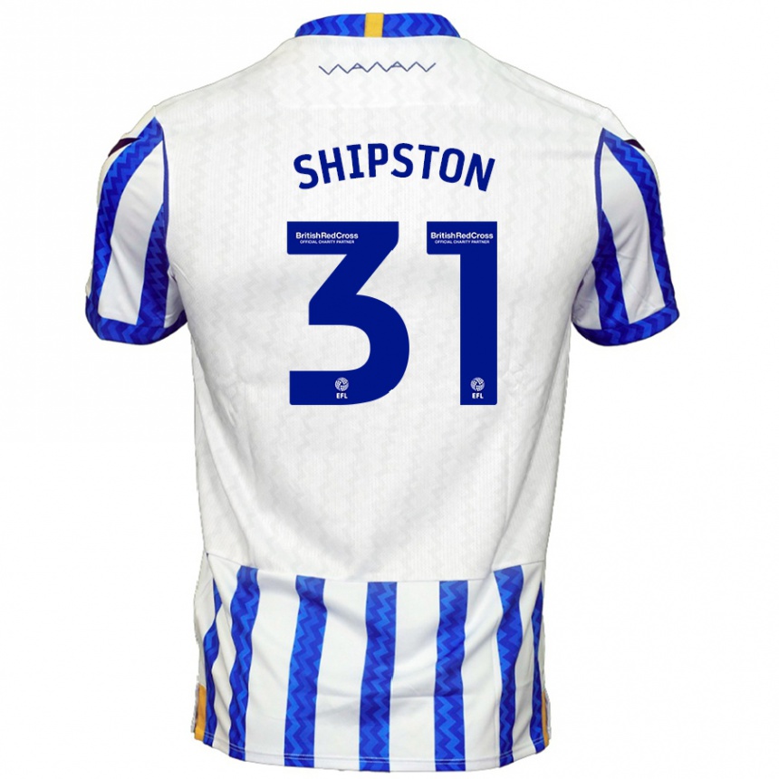 Niño Fútbol Camiseta Rio Shipston #31 Azul Blanco 1ª Equipación 2024/25 Argentina