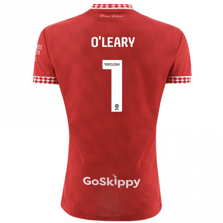 Niño Fútbol Camiseta Max O'leary #1 Rojo 1ª Equipación 2024/25 Argentina