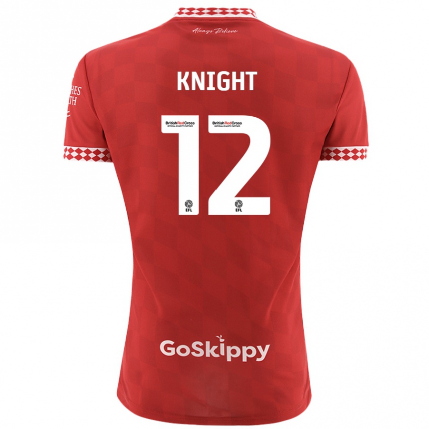 Niño Fútbol Camiseta Jason Knight #12 Rojo 1ª Equipación 2024/25 Argentina