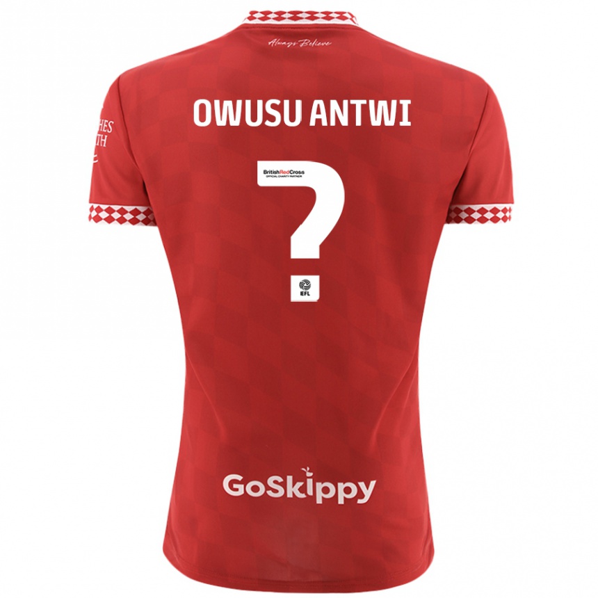 Niño Fútbol Camiseta Filbert Owusu-Antwi #0 Rojo 1ª Equipación 2024/25 Argentina