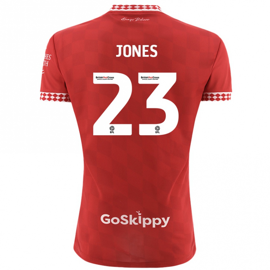 Niño Fútbol Camiseta Carrie Jones #23 Rojo 1ª Equipación 2024/25 Argentina