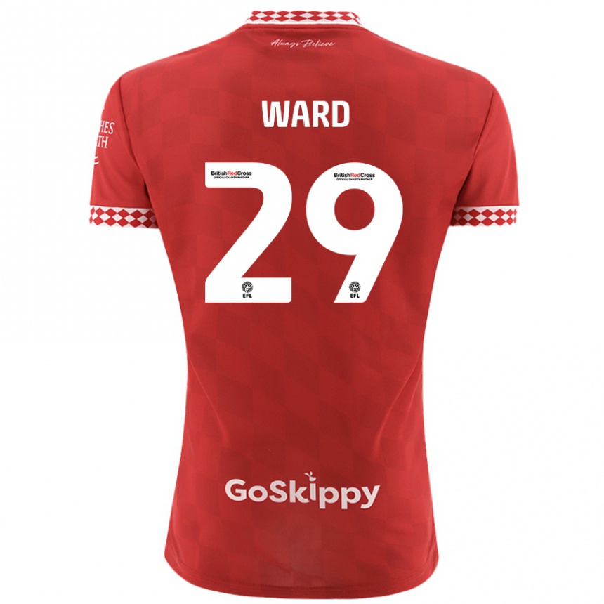 Niño Fútbol Camiseta Mari Ward #29 Rojo 1ª Equipación 2024/25 Argentina