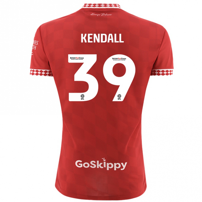 Niño Fútbol Camiseta Maya Kendall #39 Rojo 1ª Equipación 2024/25 Argentina