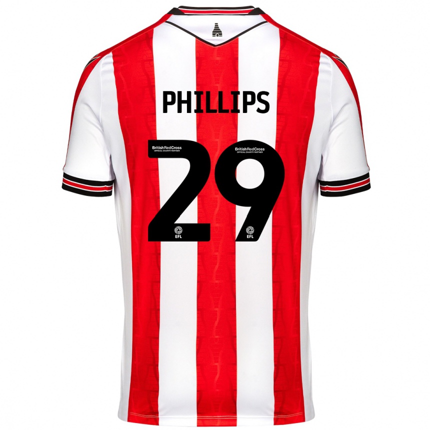 Niño Fútbol Camiseta D'margio Wright-Phillips #29 Rojo Blanco 1ª Equipación 2024/25 Argentina