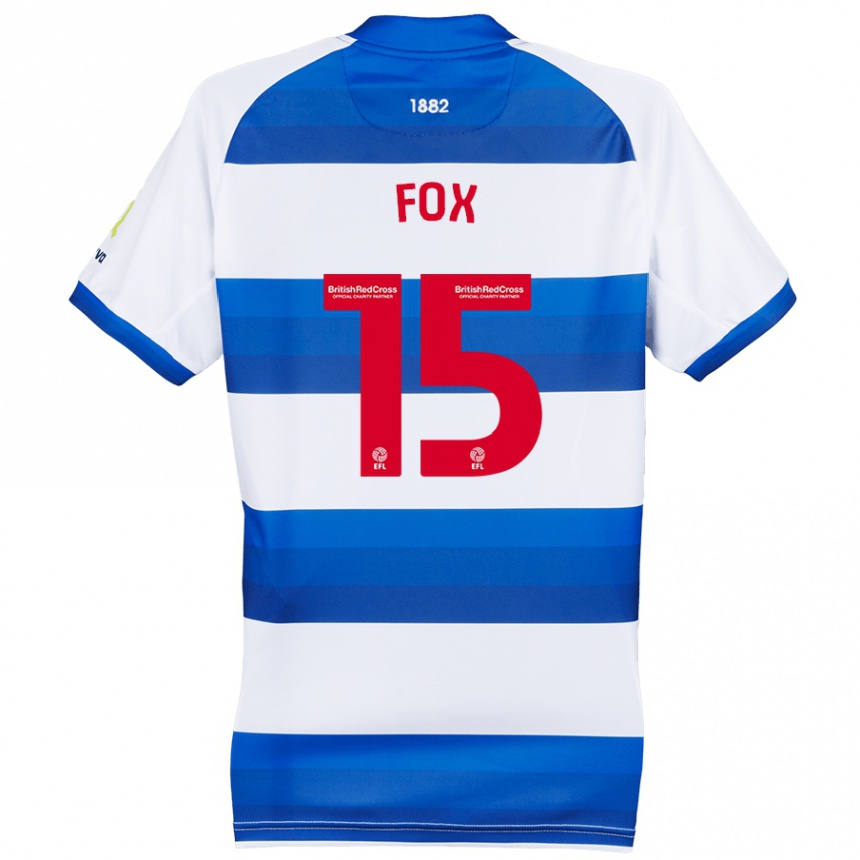 Niño Fútbol Camiseta Morgan Fox #15 Blanco Azul 1ª Equipación 2024/25 Argentina