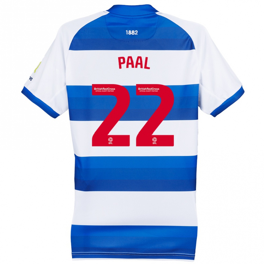 Niño Fútbol Camiseta Kenneth Paal #22 Blanco Azul 1ª Equipación 2024/25 Argentina