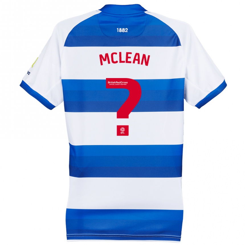 Niño Fútbol Camiseta Mason Mclean #0 Blanco Azul 1ª Equipación 2024/25 Argentina