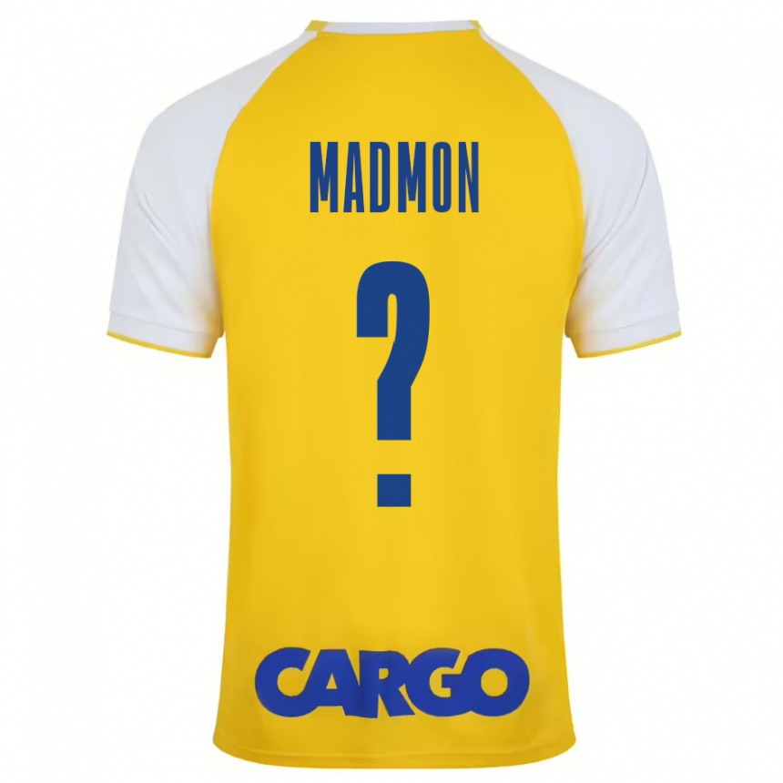 Niño Fútbol Camiseta Elad Madmon #0 Amarillo Blanco 1ª Equipación 2024/25 Argentina