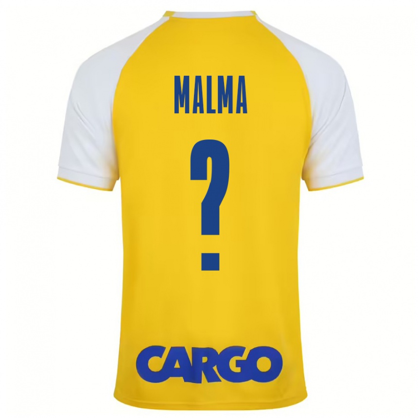 Niño Fútbol Camiseta Itay Malma #0 Amarillo Blanco 1ª Equipación 2024/25 Argentina